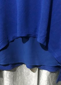 Stylish Electric Blue Korean Tops
