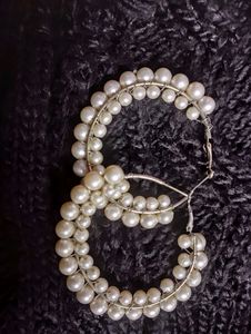 Pearl Loop Earring
