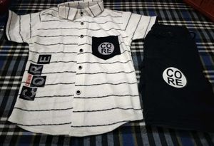 New Boys&#39; Core Soft Denim Outfit set