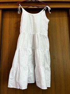 White Tiered Sundress