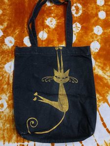 Cat Graphic Tote Bag