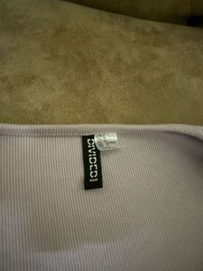 H&amp;M Lavender Crop Top