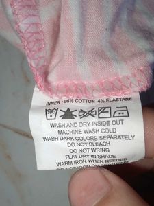 Pink Striped Tank Top