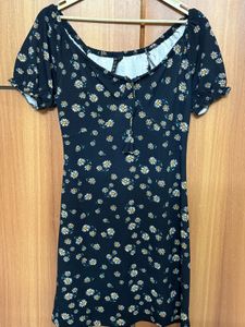 Floral Print Mini Dress