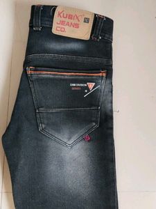 Stylish Dark Wash Denim Jeans