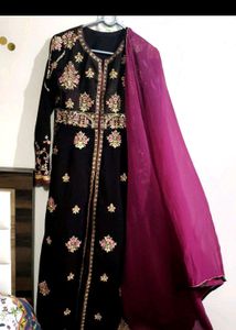 Brown 🤎 And Wine 🍷 Coloured Lehenga
