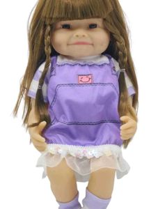 Adorable Soft Silicone Baby Doll With Dress