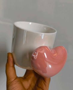 Pinterest Heart Handle Mug