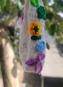 Crochet Wristlet Keychain