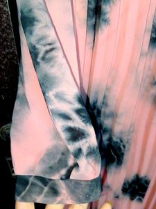 Tie-Dye Long Sleeve Dress