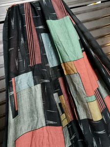 Abstract Pattern printed cotton silk dupatta