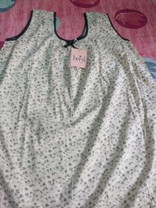 Pure Cotton Nighty And Two Spots Shirt