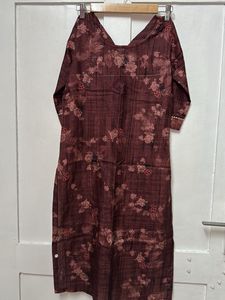 Elegant maroon kurta pant set