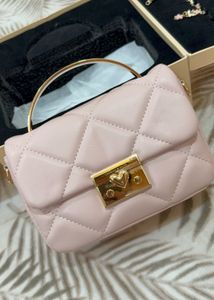 Cute Pink Quilted Clutch-2 colors available