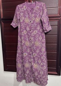 Floral A-line Kurta