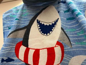 Shark Towel Poncho - Kids Size