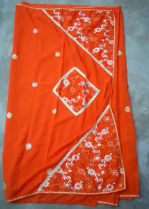 Synthetic Georgette Saree