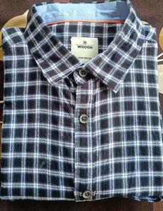 Checked WROGN Shirt ( 100% cotton )