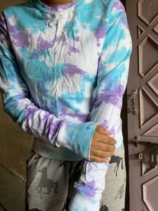Tie Dye Sweatshirt For Girls