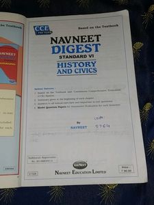Navneet Digest Standard VI 6th - History &amp; Civics
