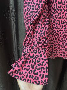 Pink Animal Print Top