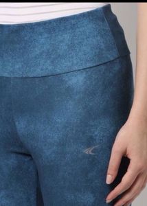 Performax Blue Patterned Gym Leggings