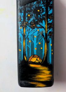 HandPainted landscape Bottle Decor