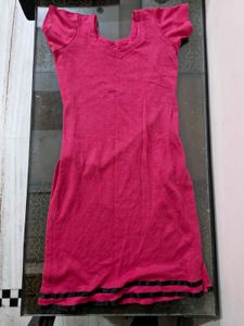 Pink Woolen Kurti