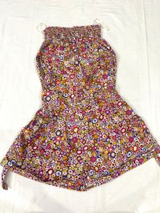 Printed floral jumpsuit