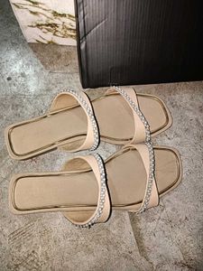 Elegant Pearl Embellished Sandals