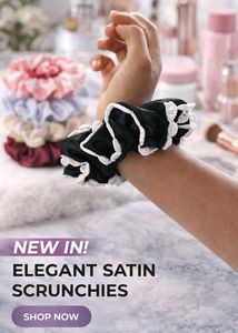 Elegant Satin Scrunchie (pack of 2)