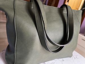 Accessorize Olive Green Tote Bag