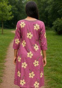Floral Print Kurta