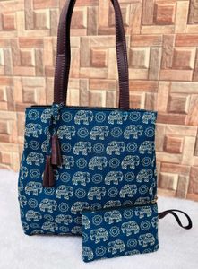 Handicraft Hand Bags With Small Pouch