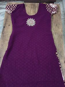 Elegant Embroidered Kurta Set