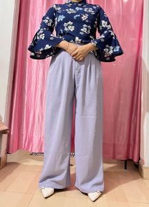 Wide Leg Korean Trousers