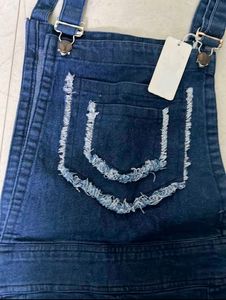 Denim dungaree