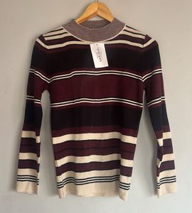 Striped Knit Sweater