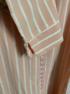 Striped Peach Top