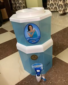 Kent Gold Optima (11016) 10 L Gravity Based Water Purifier (White, Blue)