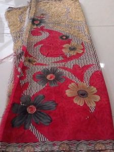 Floral Print Saree - new