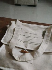 Canvas With Cloth Lining Bag