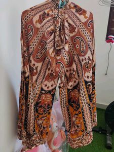 Ethnic Printed Plazo Pants – Loose Elastic (Can Be