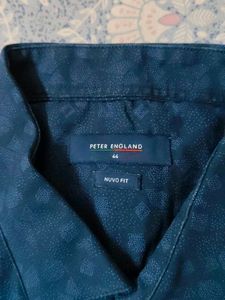 Peter England Navy Blue Shirt