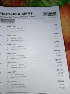 10 Years NEET-UG &amp; AIPMT Test Papers