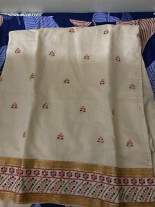 Beautiful Beige and Pink embroidery kurthi