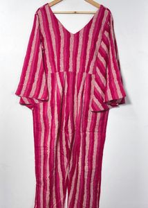 Pink Jumpsuit For (Women’s.) Bust 44 / West 42 / Length 54