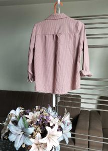Striped Ruffle Blouse