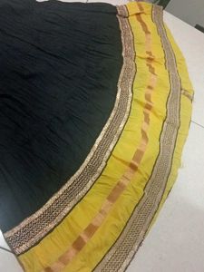 Black And Yellow Skirt.