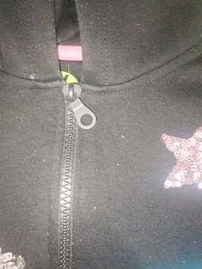 Cute Black Star Hoodie for kids unisex